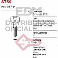Silca - E3/12731 llave laton CSTS9 von SILCA