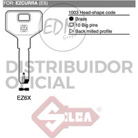 Silca - E3/12118 llave laton EZ6X ezcurra von SILCA