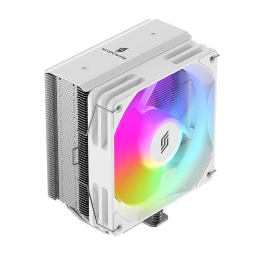 Silentware Bora RGB White CPU-Luftkühler, 5 Kupfer-Heatpipes, 120mm leiser PWM Lüfter mit Hydro-Lager, A-RGB Beleuchtung, TDP bis 215W, Kompatibel mit Intel LGA 115X/1200/1700/1851 und AMD AM4/AM5 Silentware Bora RGB White CPU-Luftkühler, 5 Kupfer-Heatpipes, 120mm leiser PWM Lüfter mit Hydro-Lager, A-RGB Beleuchtung, TDP bis 215W, Kompatibel mit Intel LGA 115X/1200/1700/1851 und AMD AM4/AM5 von SILENTWARE