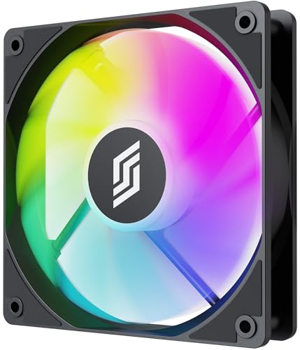 Silentware RF120D-R Black Reverse PWM A-RGB Gehäuselüfter, 120mm, 600-1500 UPM, 6 RGB-LEDs, HDB-Lager, Reverse Airflow, Daisy-Chain, 4-Pin PWM, 3-Pin 5V, leiser Lüfter für kreative Gehäuse-Setups Silentware RF120D-R Black Reverse PWM A-RGB Gehäuselüfter, 120mm, 600-1500 UPM, 6 RGB-LEDs, HDB-Lager, Reverse Airflow, Daisy-Chain, 4-Pin PWM, 3-Pin 5V, leiser Lüfter für kreative Gehäuse-Setups von SILENTWARE