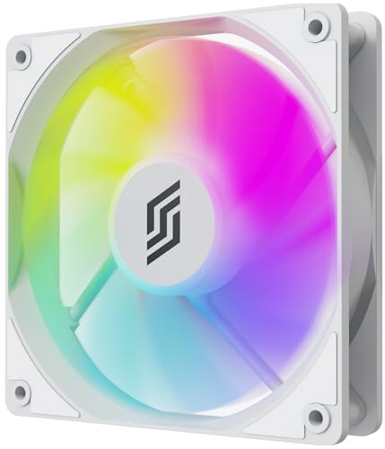 Silentware RF120D-R White Reverse PWM A-RGB Gehäuselüfter, 120mm, 600-1500 UPM, 6 RGB-LEDs, HDB-Lager, Reverse Airflow, Daisy-Chain, 4-Pin PWM, 3-Pin 5V, leiser Lüfter für kreative Gehäuse-Setups Silentware RF120D-R White Reverse PWM A-RGB Gehäuselüfter, 120mm, 600-1500 UPM, 6 RGB-LEDs, HDB-Lager, Reverse Airflow, Daisy-Chain, 4-Pin PWM, 3-Pin 5V, leiser Lüfter für kreative Gehäuse-Setups von SILENTWARE