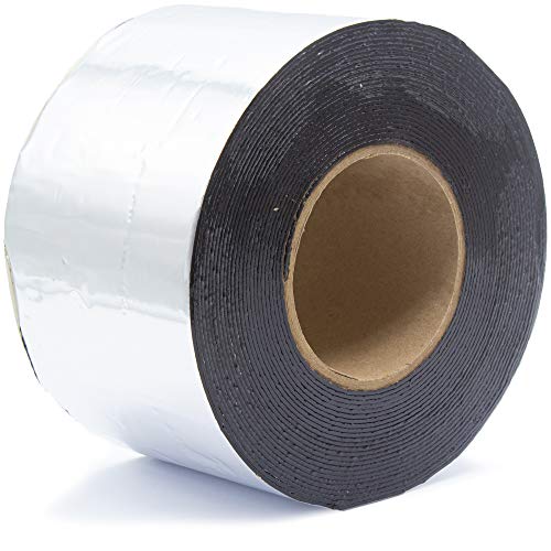 SILISTO Bitumenband Reparaturband 75 mm x 10 Meter, Farbe Alu von SILISTO