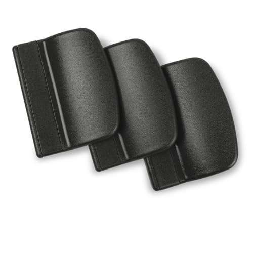 SILISTO Balkontürgriff außen 3 Stück inkl. Schrauben - Kunststoff Eckig Grau - Terrassentür Griff Ziehgriff SILISTO Balkontürgriff außen 3 Stück inkl. Schrauben - Kunststoff Eckig Grau - Terrassentür Griff Ziehgriff von SILISTO