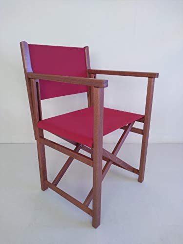 SILLAS MENORCA AUTHENTISCHER MENORQUINISCHER Stuhl - Directors Stuhl - KLAPPBARSTUHL IN Holz für TERRASSE und Garten in Brandy HOLZFARBENTONE und ACRYLSTOFFE in ROTER Farbe SILLAS MENORCA AUTHENTISCHER MENORQUINISCHER Stuhl - Directors Stuhl - KLAPPBARSTUHL IN Holz für TERRASSE und Garten in Brandy HOLZFARBENTONE und ACRYLSTOFFE in ROTER Farbe von SILLAS MENORCA