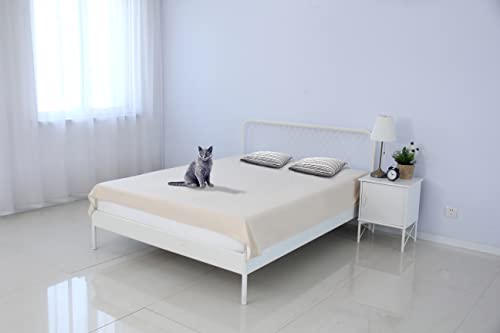 SILLY LEGACY wasserdichte wendbare Schutzdecke oder Liner für Bett oder Couch, für Haustiere (King/XL, 208 x 254 cm) von SILLY LEGACY
