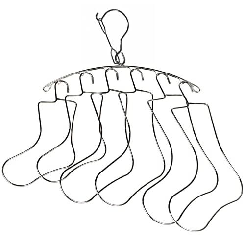SILLY MONKEY Junior Kids Size Sock Blocker and Laundry Drying Hanger Rack Stainless Steel, Complete with 3 Pairs of Small Medium Large Sock Blockers for Fast Drying and Display Hand Knitted Socks SILLY MONKEY Junior Kids Size Sock Blocker and Laundry Drying Hanger Rack Stainless Steel, Complete with 3 Pairs of Small Medium Large Sock Blockers for Fast Drying and Display Hand Knitted Socks von SILLY MONKEY