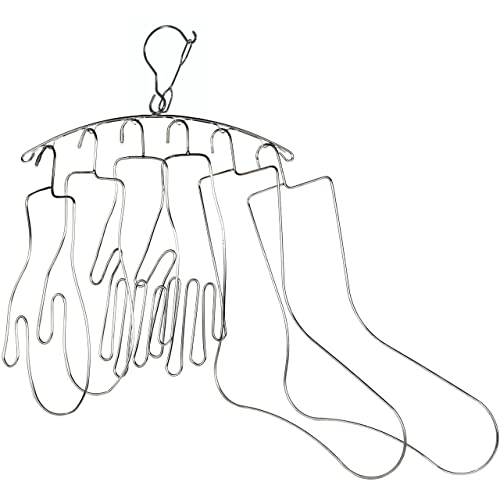 Silly Monkey 3-in-1 Fäustling-Handschuh-Sockenblocker-Set, komplettes Kombi-Blocker mit Trockenaufhängung, Edelstahl-Strickformer mit 2 Sockenblockern, 2 Handschuhblockern, 2 Fäustling-Blockern von SILLY MONKEY