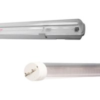 Wasserdichtes LED-Latten-Kit + LED-Neonröhre 150 cm T8 24W - Weiß Neutre 4200k - 5500k von SILUMEN