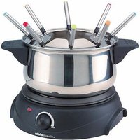 Silva - pk-f 100 Fondue inox-schwarz, 8 Gabeln, 1400 Watt von Silva