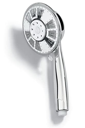 Dekor LED-Duschkopf mit Farbwechsel Handbraus Duschbrause Duschkopf mit Antikalknoppen von SILVER CREST