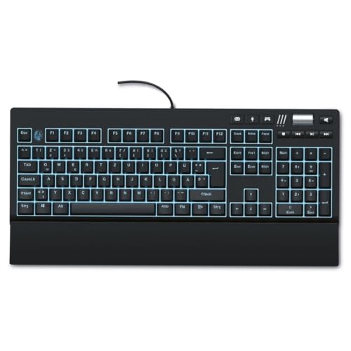 SILVER CREST Gaming Tastatur semi-mechanisch Mit Hintergrundbeleuchtung von SILVER CREST