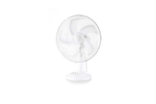 SILVER CREST Tischventilator 3 Geschwindigkeitsstufen 40 Watt Optionale 85°-Oszillation (Weiß) von SILVER CREST