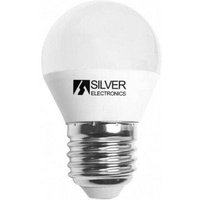 Silver Electronics - Kugelförmige LED-Glühbirne E27 7W 230Vac Weißlicht 5000K von SILVER ELECTRONICS