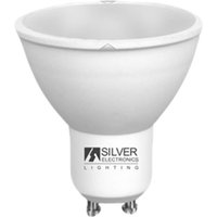 LED-Glühbirne silver electronic eco multi led dichroic 7w=44w - gu10 - 6000k - 120º 567 lm - kaltes Licht - a+ von SILVER ELECTRONICS