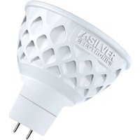 Multi led glühbirne silver elektronisch dichroitisch 4w=40w - gu5.3 - 3.000k - 120º - 370lm - warmes licht - a+ von SILVER ELECTRONICS