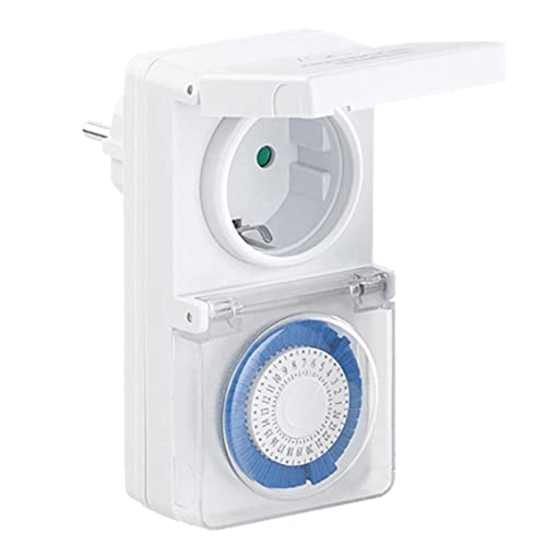 Silver Electronics 49403 – Programmierer Analog 24 Stunden IP44 von SILVER ELECTRONICS