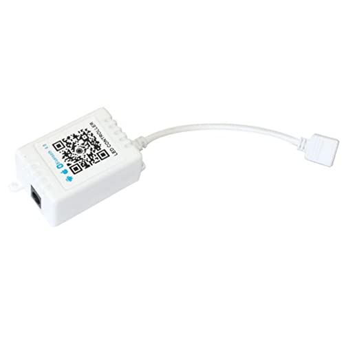 SILVER ELECTRONICS - Einfarbiger Bluetooth-Controller für LED-Streifen, Spannung 12-24 Volt, Leistung 72 W max. für Sie, Weiß von SILVER ELECTRONICS