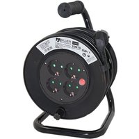 Silber Elektronik - Mehrfachsteckdosen-Kabeltrommeln de 4 Steckdosen. Kabel---- 50m. IP20 Leistung: 3.000W von SILVER ELECTRONICS
