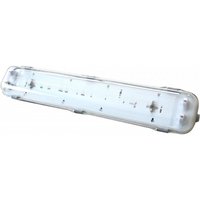 Silver Electronics - Wasserdichter Schirm für 2 x 600mm T8 LED-Röhren vise IP65 von SILVER ELECTRONICS