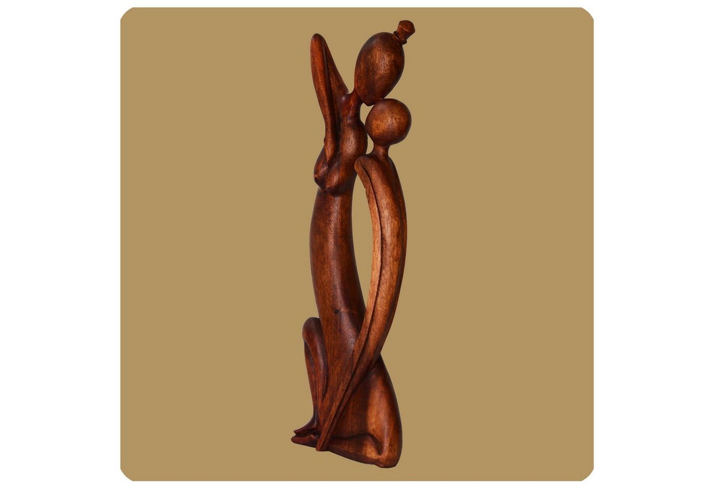 SIMANDRA Dekofigur Sehnsucht, XXL 60 cm abstrakte handgefertigte Holzfigur Deko von SIMANDRA