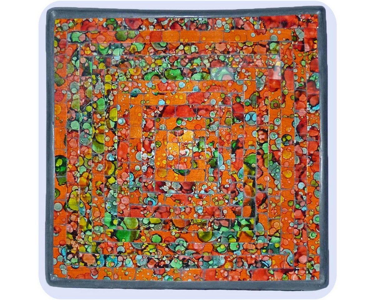 SIMANDRA Dekoschale Mosaik Schale Quadrat bunt B: ca. 15 cm (1 Stück) von SIMANDRA