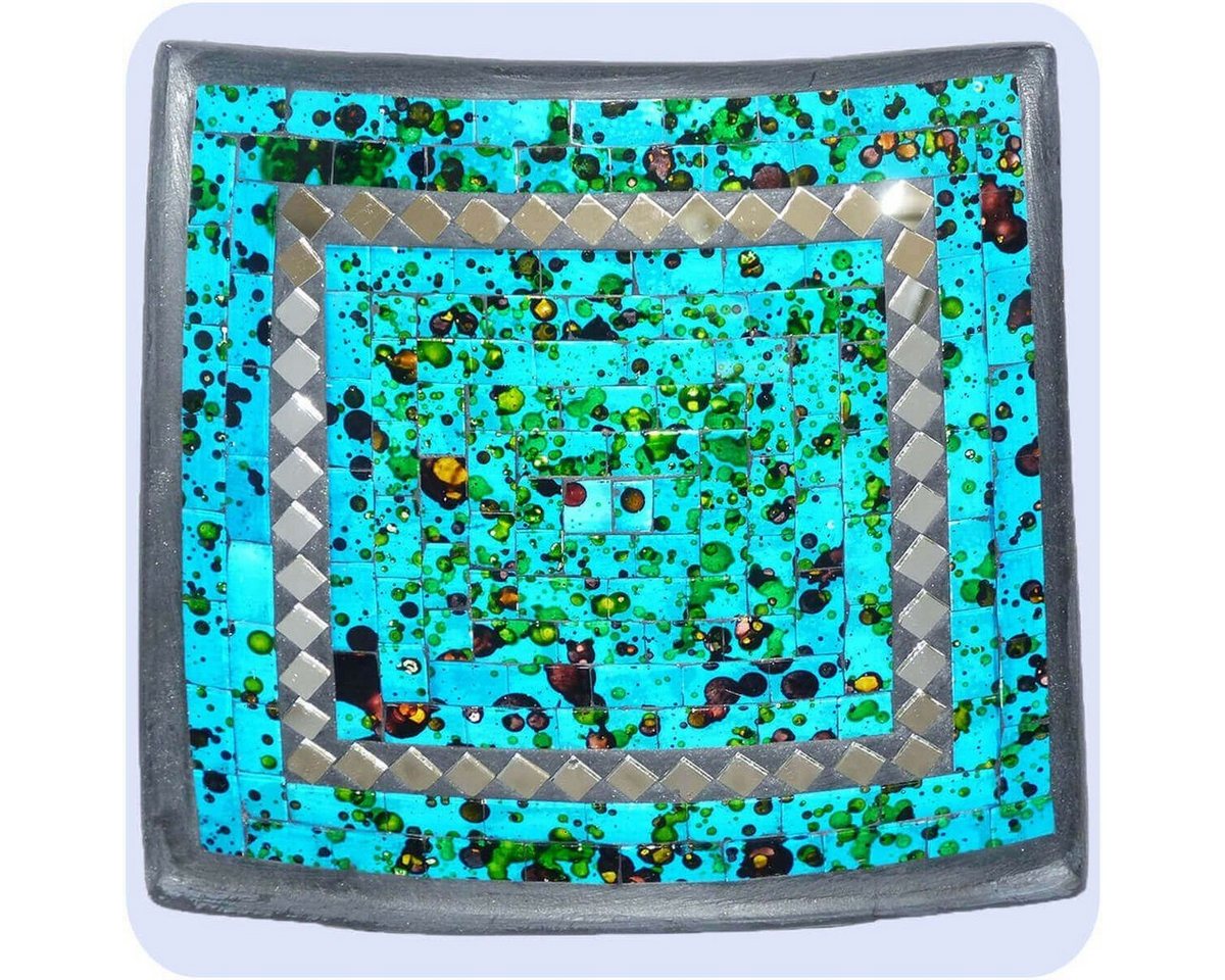 SIMANDRA Dekoschale Mosaik Schale Quadrat mit Spiegel B: ca. 15 cm von SIMANDRA