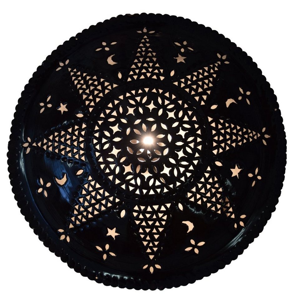 SIMANDRA Lampenschirm Handgefertigte orientalische Metall Deckenlampe aus Marokko von SIMANDRA