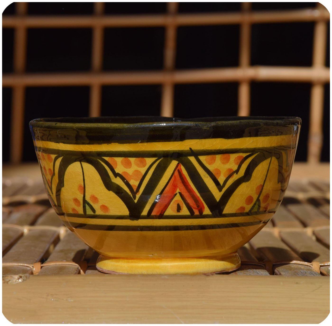 SIMANDRA Schüssel Orientalische marokkanische Keramikschale, Keramik, (Mini, 1-tlg), Handarbeit von SIMANDRA