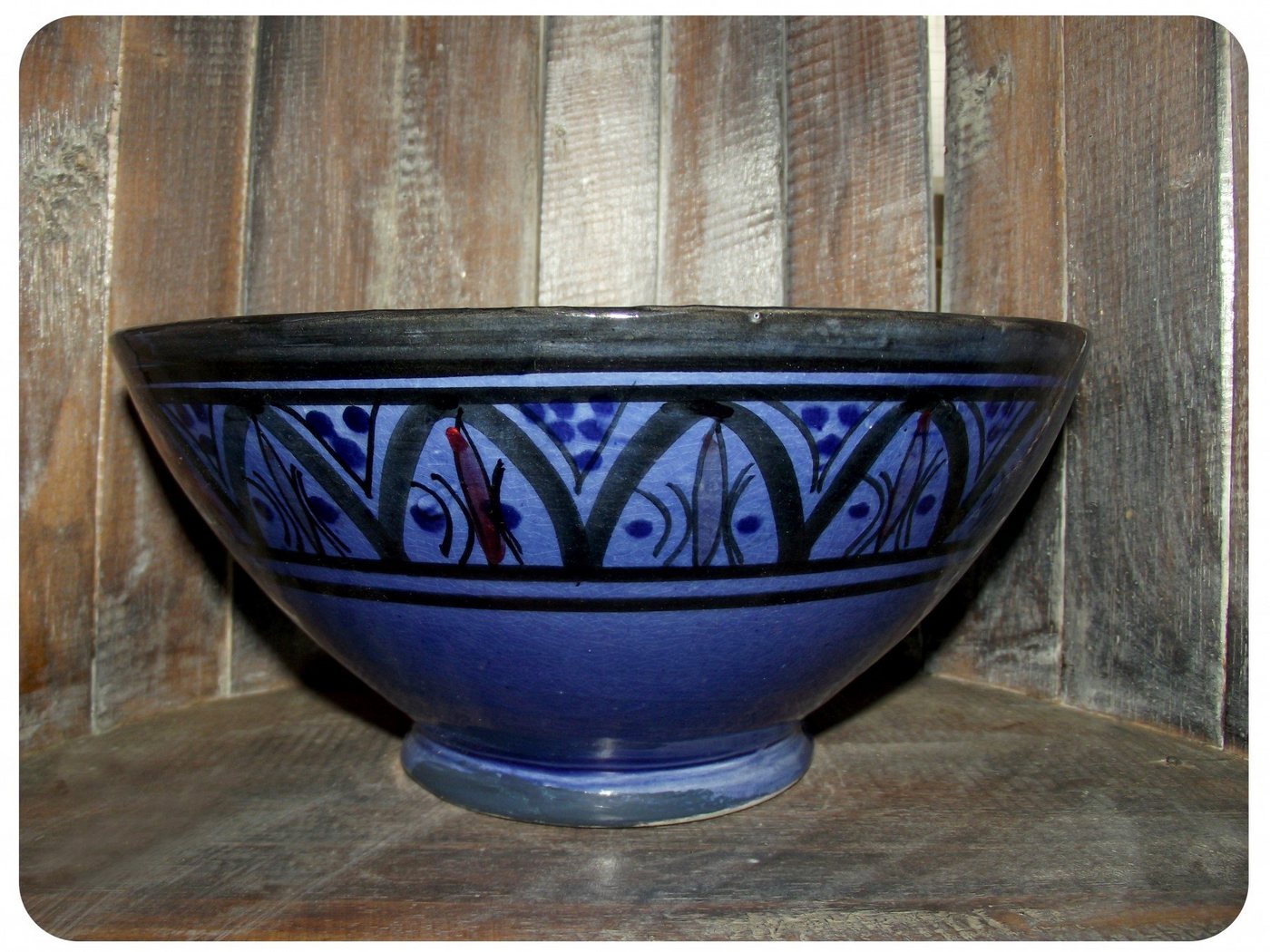 SIMANDRA Schüssel Orientalische marokkanische Keramikschüssel, Keramik, (Mittel, 1-tlg), handarbeit von SIMANDRA