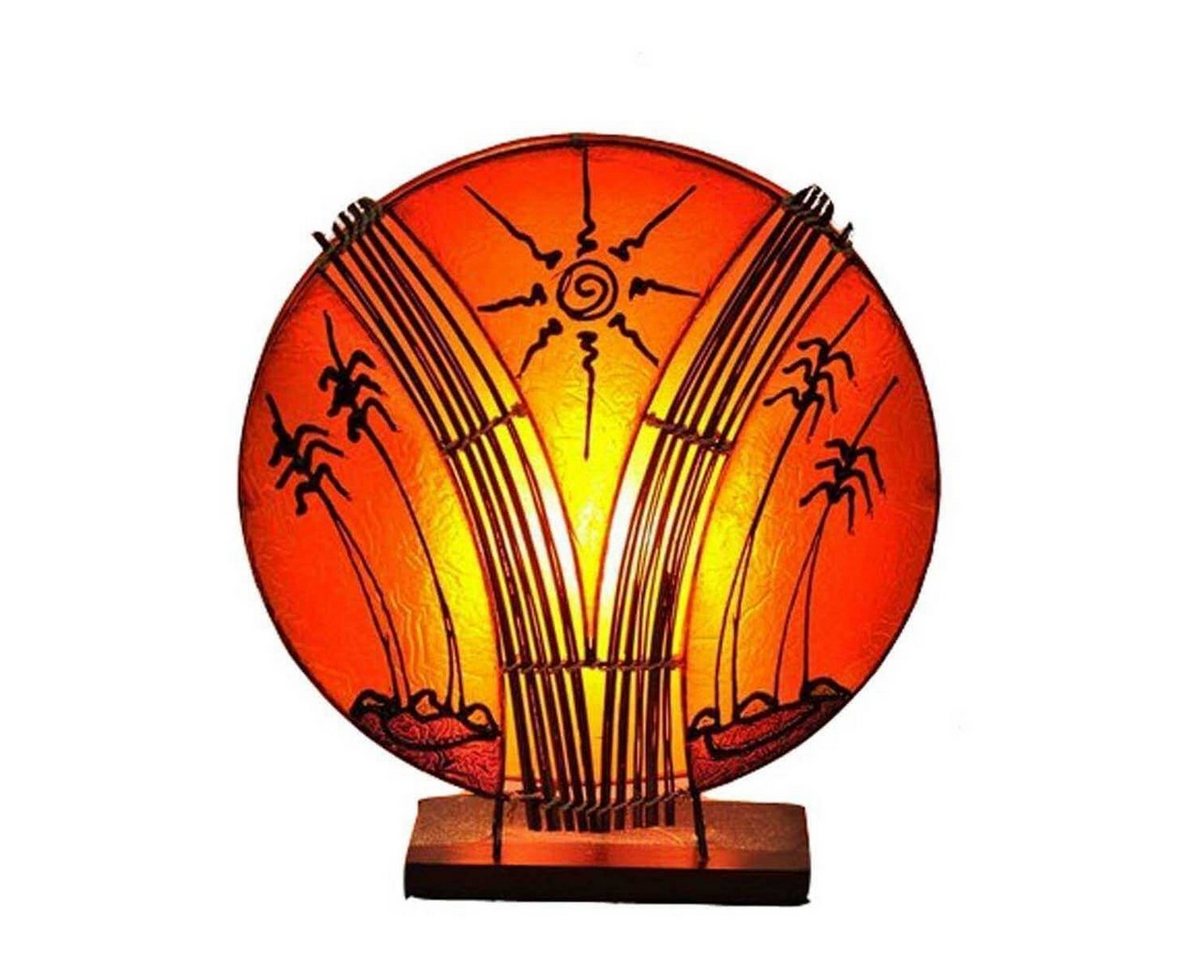 SIMANDRA Stehlampe Palme, Ambilight, ohne Leuchtmittel, Tageslichtweiß, Warmweiß, 36 cm Stimmungsleuchte Bali von SIMANDRA