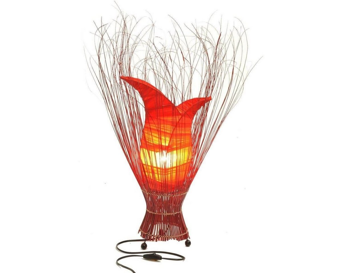 SIMANDRA Stehlampe Tulpe 60 cm, Dekolicht, ohne Leuchtmittel, Warmweiß, Bali-Design von SIMANDRA