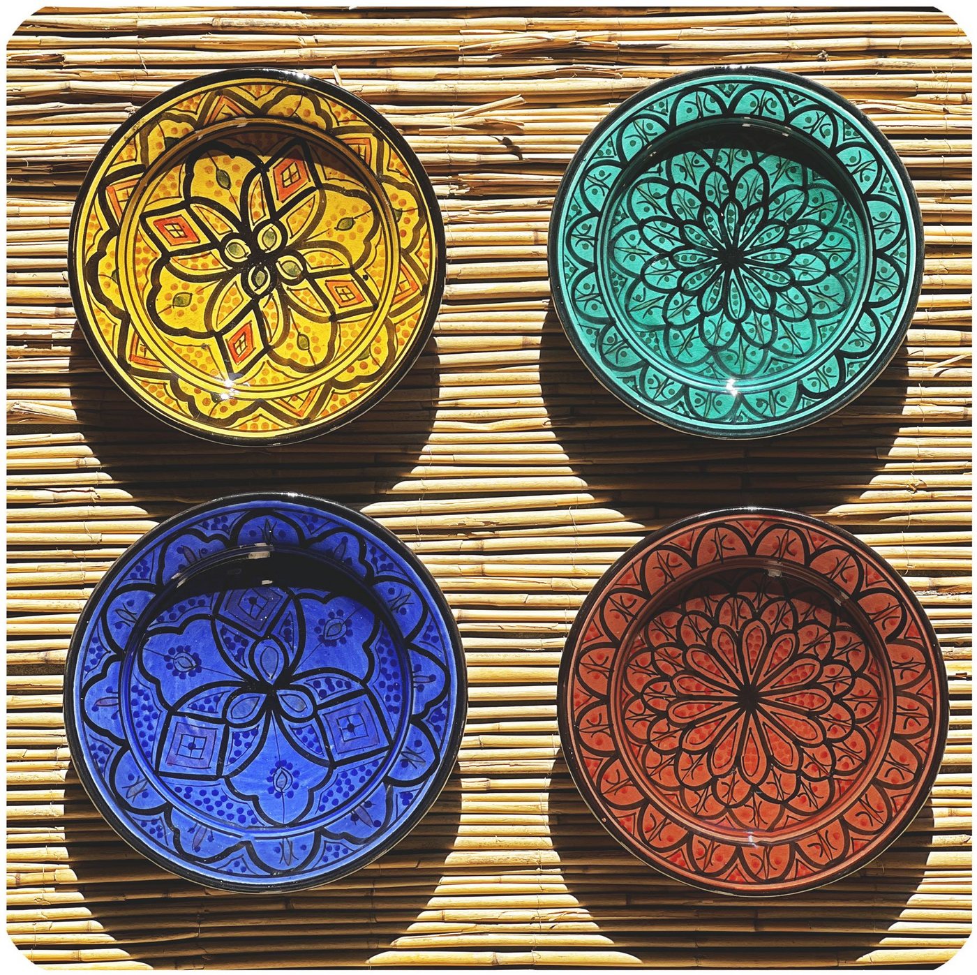 SIMANDRA Teller Orientalischer Keramik Teller handbemalt klein von SIMANDRA