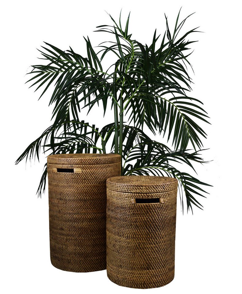 SIMANDRA Wäschekorb Wäschebox aus Rattan, in 2 Größen erhältlich von SIMANDRA