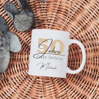 Personalisierte 50. Geburtstag Tasse Mit Namen | Geschenkidee Zum Jubiläum Frau Mann Geschenk Becher Bedruckt 50 Jahre Personalisierte 50. Geburtstag Tasse Mit Namen | Geschenkidee Zum Jubiläum Frau Mann Geschenk Becher Bedruckt 50 Jahre von SIMASIMPLETHINGS