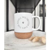 Personalisierte Papa Tasse Mit Korkboden - Weltbester Becher | Geschenk Für Zum Vatertag & Weihnachten Cool Dads Club von SIMASIMPLETHINGS