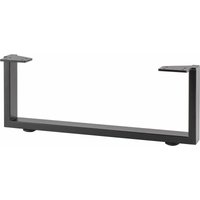 SIMAUSROM Möbelkufe 400x160mm Tischkufe aus Stahl schwarz lackiert modernes Tischgestell von SIMAUSROM