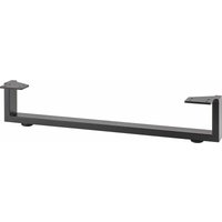 Simausrom - Möbelkufe 500x100mm Tischkufe aus Stahl schwarz lackiert modernes Tischgestell von SIMAUSROM