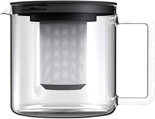 BOHEMIA CRISTAL Teekanne zylindrisch, mit Metallsieb, Inhalt: 1,30 Liter von SIMAX