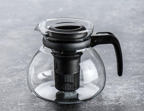 SIMAX Riess Kelomat Glaskanne Borosilikatglas in der Farbe Transparent 1,5L, Durchmesser: 16cm, 3737-115 von SIMAX