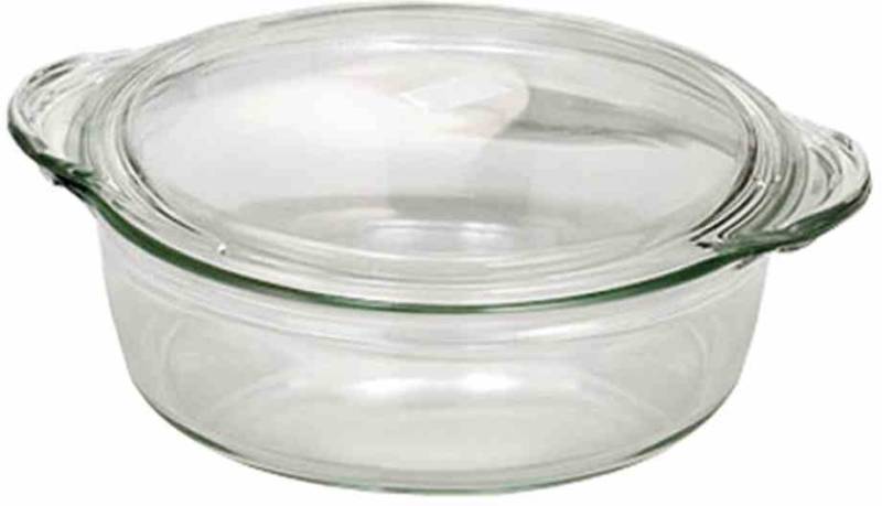SIMAX Schüssel, Glas, mit Deckel, rund, 3,5 Liter von SIMAX