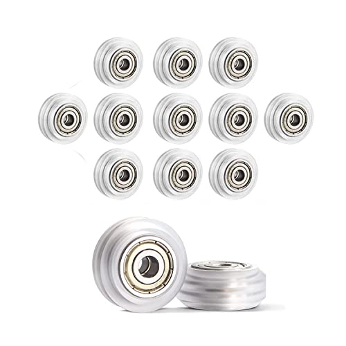 3D Drucker Rollen Polycarbonat V-Slot Laufrollen Rad für Creality Ender 3 3D-Drucker serie (13Stück / Packung) von SIMAX3D