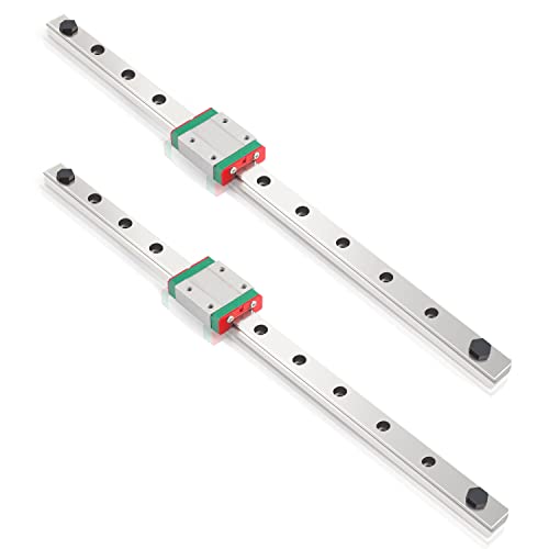 SIMAX3D MGN12H 400MM Linear Guide Rail Linear Slide 12mm x 400mm for 3D Printer Upgrades and CNC Machine (2Pcs/Pack) von SIMAX3D