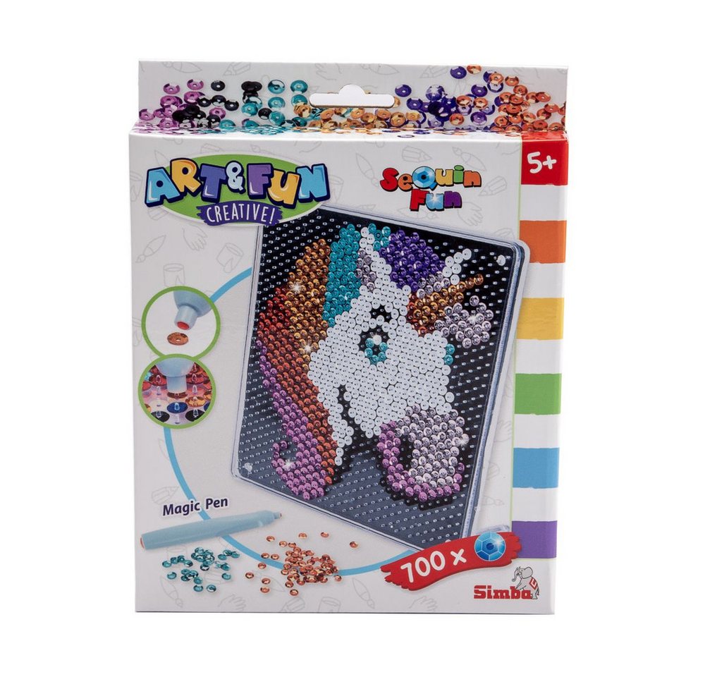 SIMBA Bügelperlen ART & FUN - Pailletten Painting - Einhorn SIMBA Bügelperlen ART & FUN - Pailletten Painting - Einhorn von SIMBA