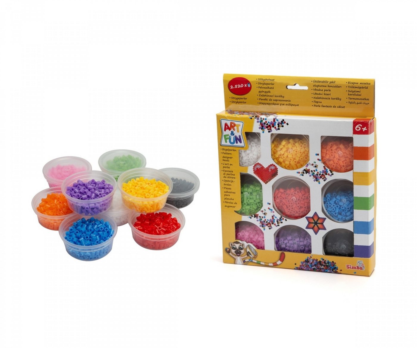 SIMBA Bügelperlen Simba Spielzeug Kreativ Perlen ART & FUN Nachfüllset 2520 Bügelperlen SIMBA Bügelperlen Simba Spielzeug Kreativ Perlen ART & FUN Nachfüllset 2520 Bügelperlen von SIMBA