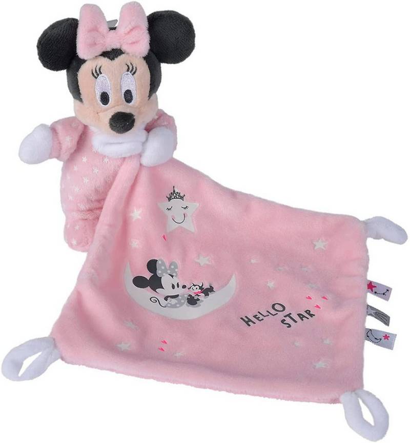 SIMBA Schnuffeltuch Simba 6315872505 - Disney Minnie GID Schmusetuch, Starry von SIMBA