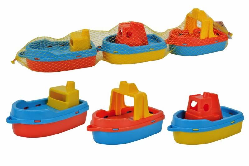 SIMBA Wasserspiel Outdoor Wasserspielzeug 3 Boote Water Fun 107258792 von SIMBA