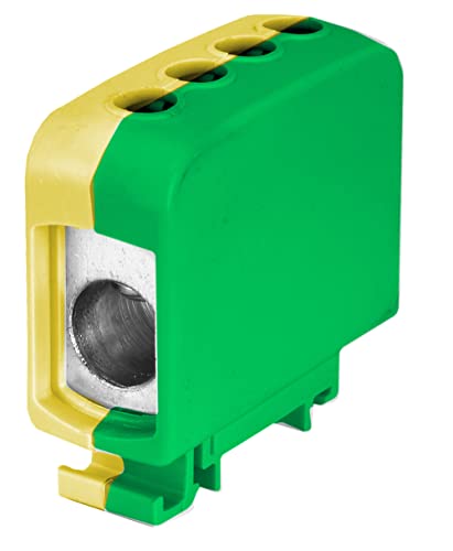 Klemmblock auf Universalschiene AL/CU zgg1x70 / 2x35z-g gelb-grün von SIMET von SIMET