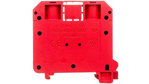 SIMET Schraubklemmenblock ZSG1-35.0NC rot Marke von SIMET