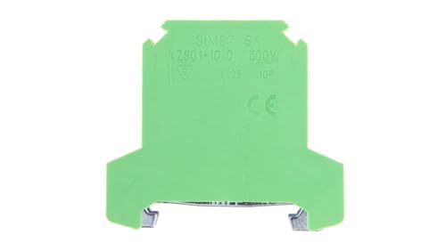 SIMET Schraubklemmenblock ZSO1-10.0 gelb-grün Marke von SIMET