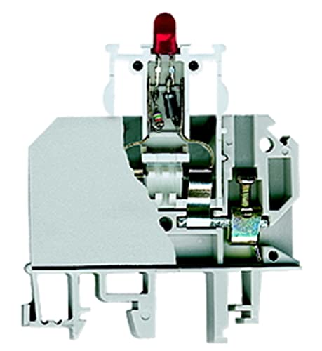 SIMET Schraubklemmenblock ZUB1-2.5D (24 V) grau von SIMET
